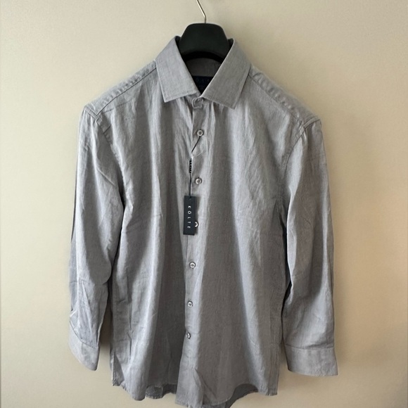 ✨Men's Kolte 100% Cotton Button Down Shirt - Size 32/33 - Denim Washed Blue✨ - Picture 5 of 9